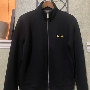 Fendi Black Jacket with Yellow Monster eye